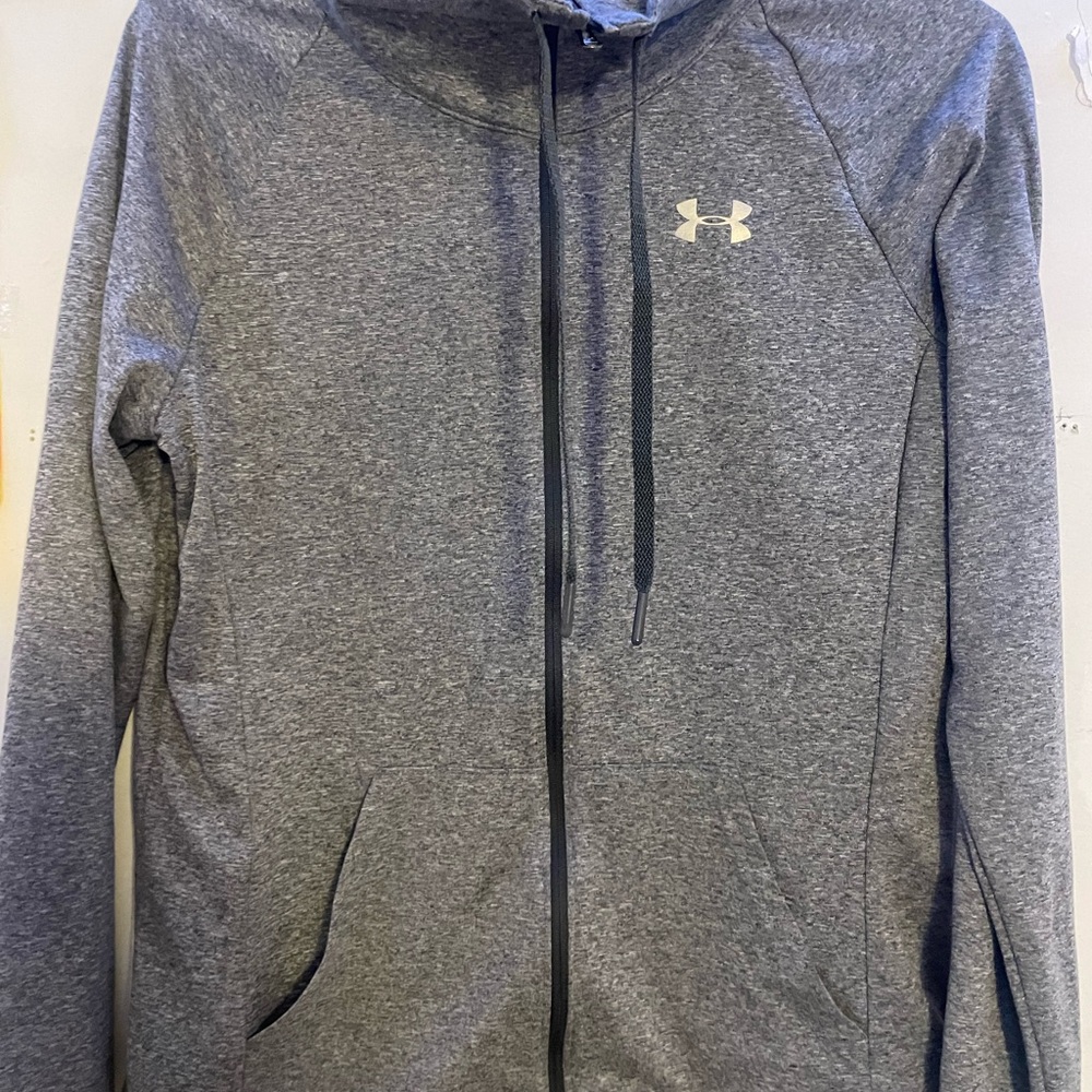 Under Armour Gray Zip-Up Hoodie